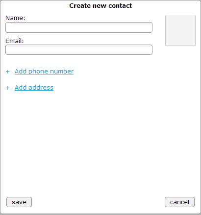 Create new contact in TackApp